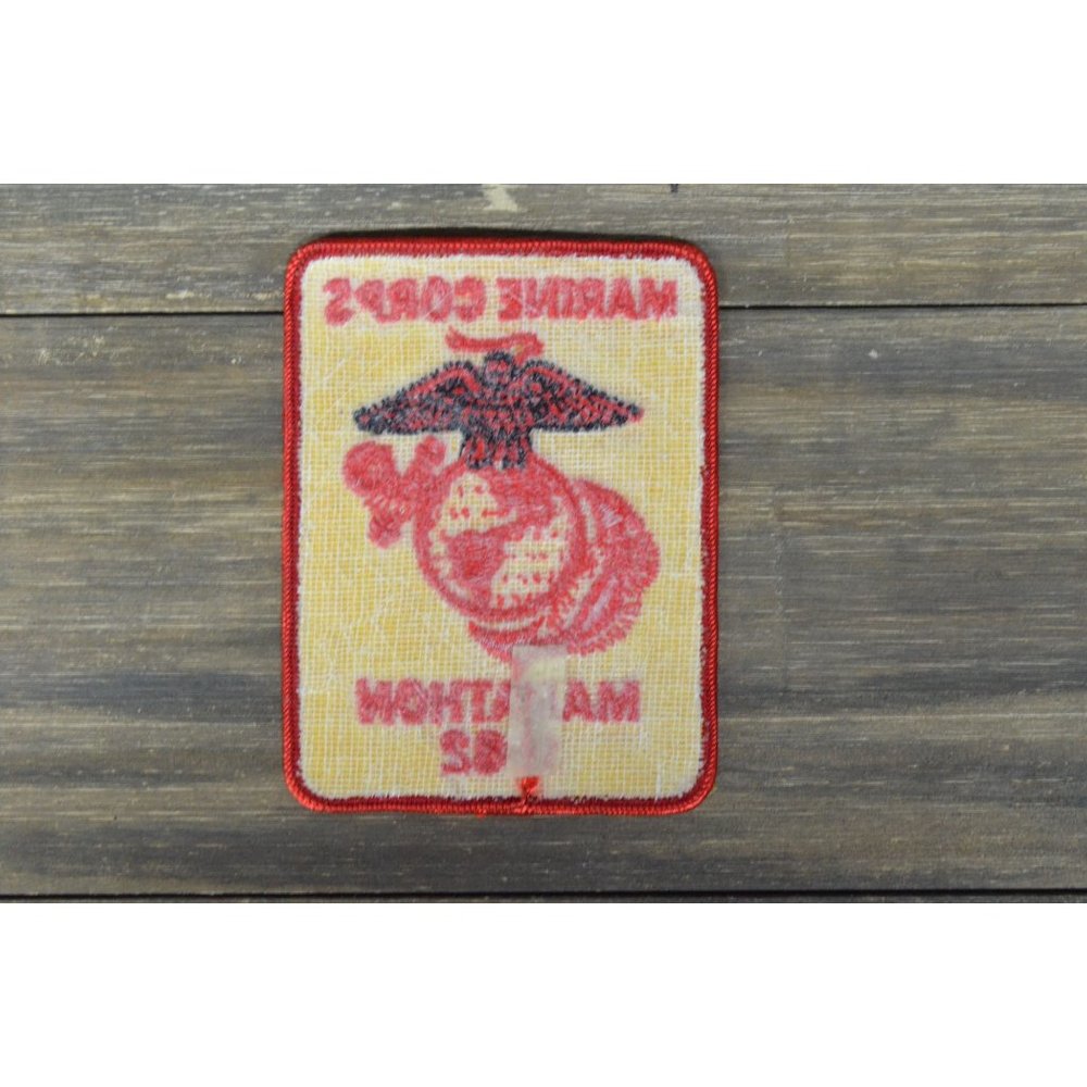 1982 Marine Corps Patch Embroidered Insignia Mara… - image 4